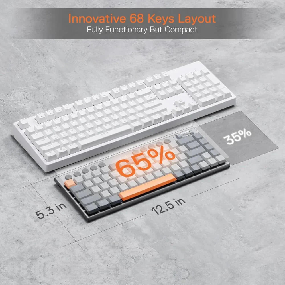 Redragon K609 HORUS PRO 65% Wireless RGB Mechanical Keyboard - PakByte