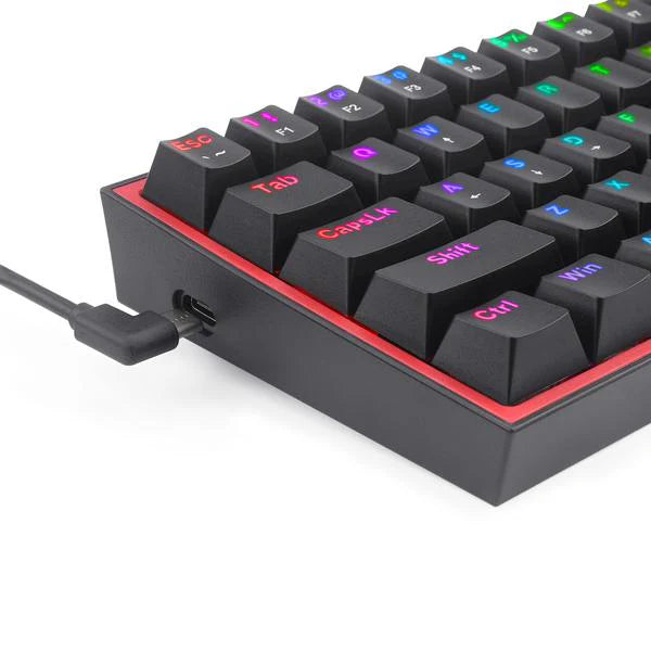 Redragon K616 FIZZ PRO RGB Mechanical Gaming Keyboard (Black) - PakByte