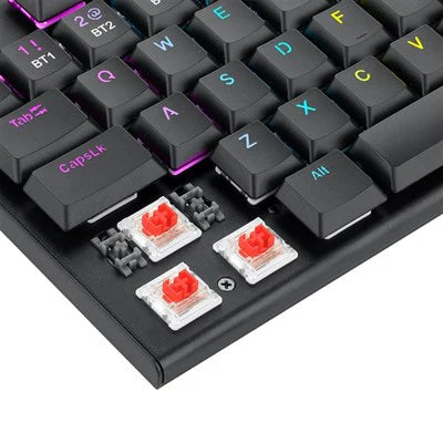Redragon K618 Horus Wireless RGB Mechanical Keyboard (Black) - PakByte