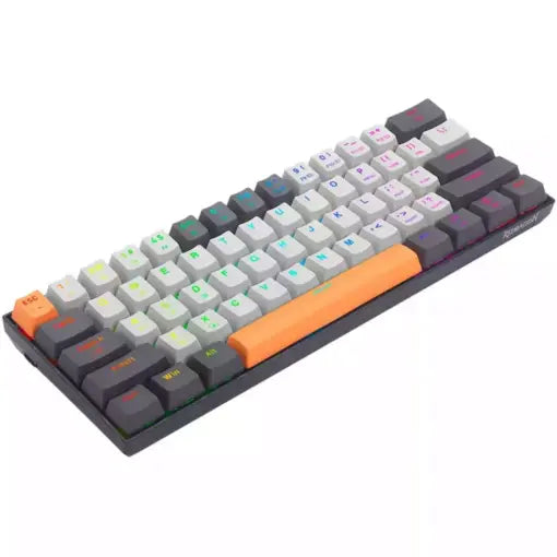 Redragon K644 GG RGB Caraxes Wired Gaming Keyboard, 60% Size, Outemu Red Switches - PakByte