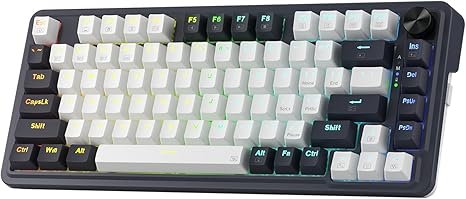 Redragon K673 Ucal Pro Anime 75% 81 Keys Wireless Gasket RGB Gaming Keyboard - PakByte Computers