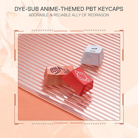 Redragon K673 Ucal Pro Anime 75% 81 Keys Wireless Gasket RGB Gaming Keyboard - PakByte Computers