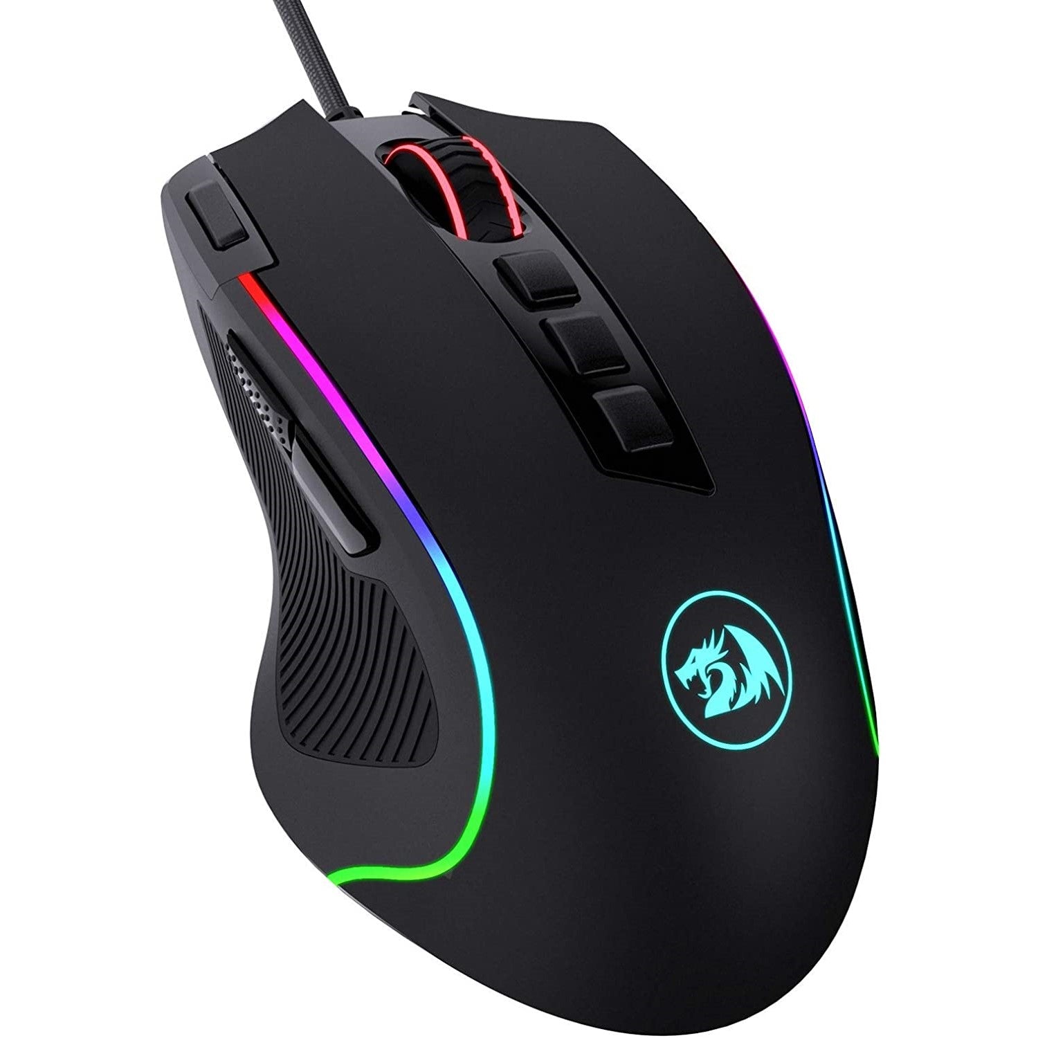 Redragon M612 PREDATOR RGB 8000 DPI Gaming Mouse with Rapid Fire Button - PakByte