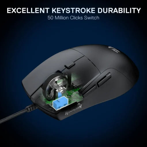 Redragon AZZMACH M618 RGB Wired Gaming Mouse - Black
