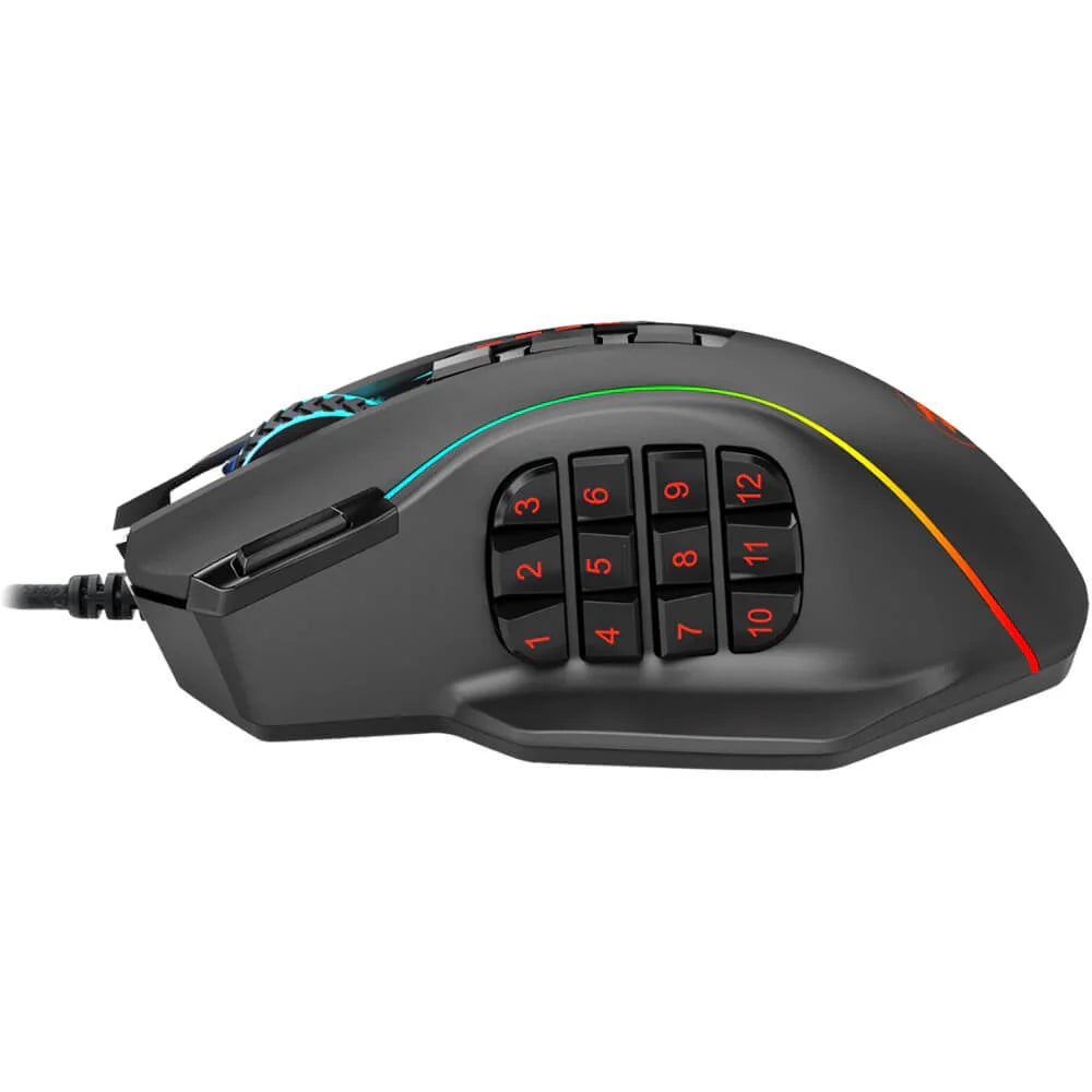 Redragon M901-K-2 PERDITION 4 Wired Gaming Mouse (Black) - PakByte
