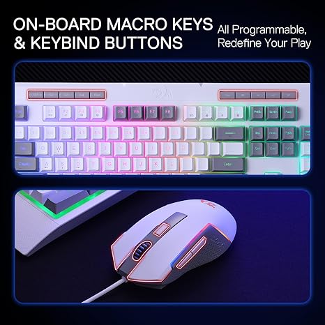 Redragon S151W Gaming Keyboard & Mouse Combo - PakByte Computers