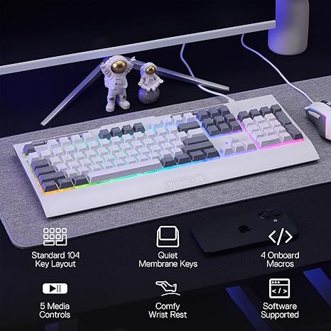 Redragon S151W Gaming Keyboard & Mouse Combo - PakByte Computers