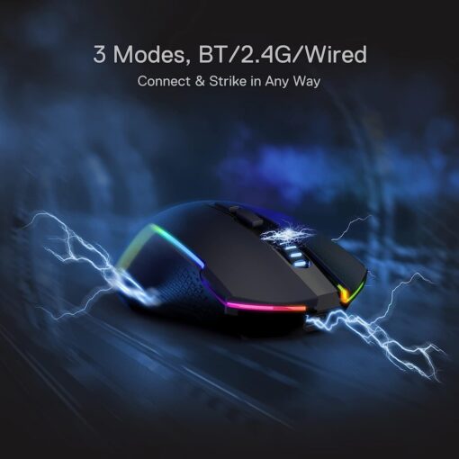 Redragon TRIDENT LITE M693 Wireless Bluetooth RGB Gaming Mouse - PakByte Computers
