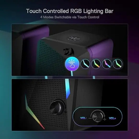 Redragon Waltz GS510 RGB Desktop Speakers - PakByte Computers