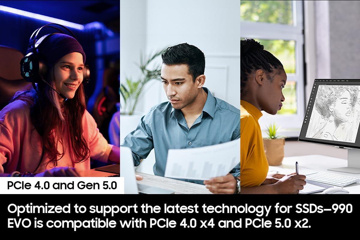 SAMSUNG 990 EVO 2TB PCle 4.0 x 4/ 5.0 x 2 NVME SSD - PakByte Computers