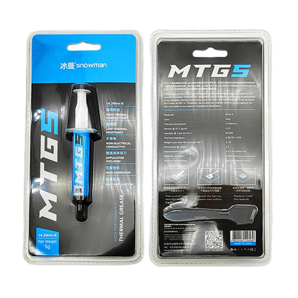 Snowman MTG 5 14.3W/mk Thermal Paste