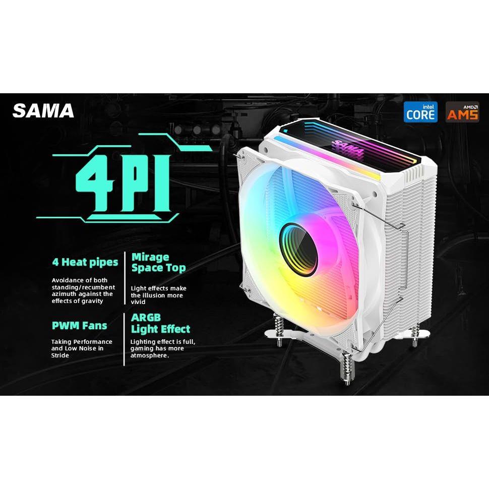 Sama 4PI ARGB- White - PakByte