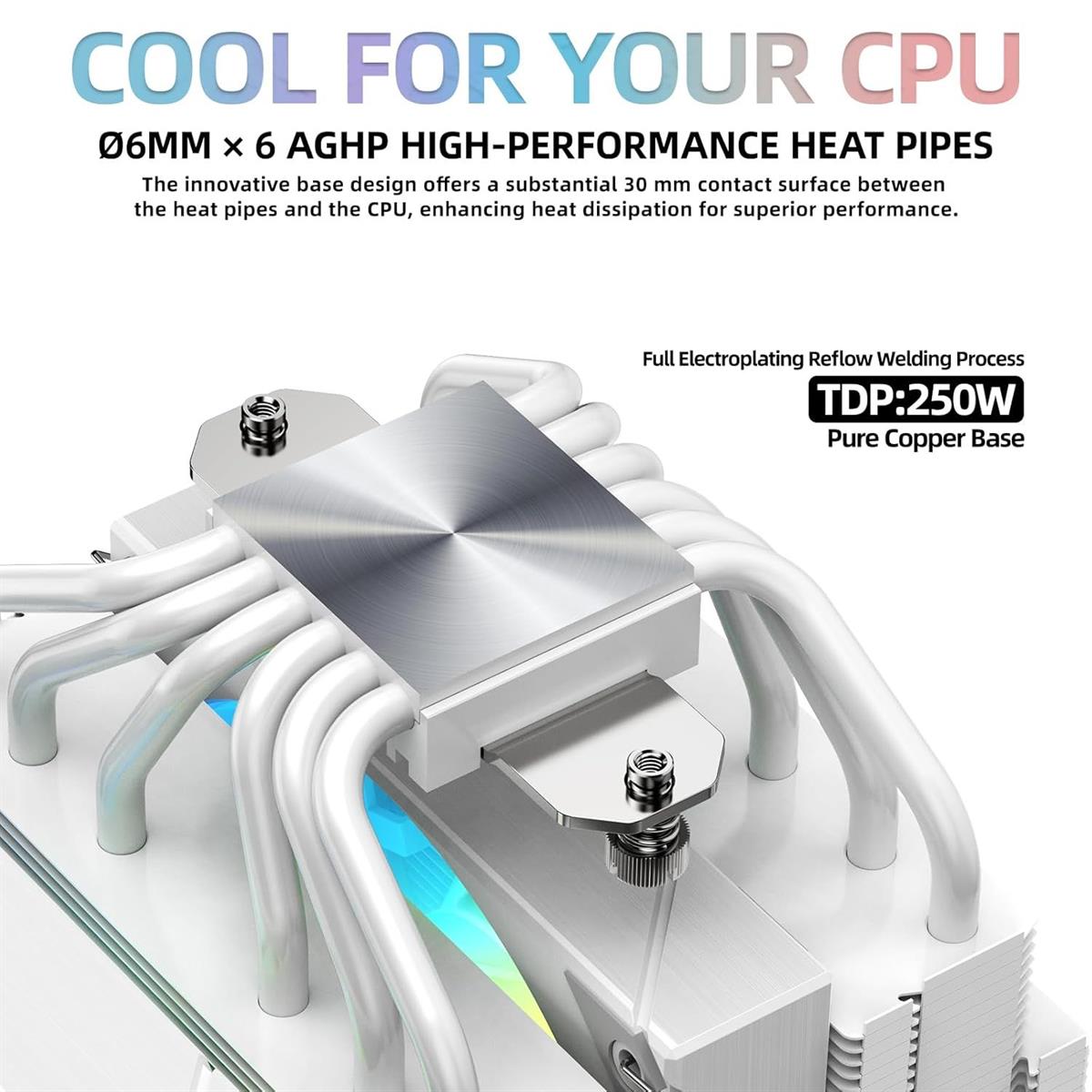 Sama 6PDW ARGB- White - PakByte