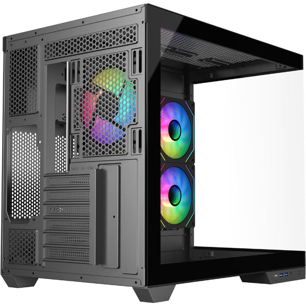 Sama Neview A721 3x ARGB Fans | BTF Support ATX- Black - PakByte