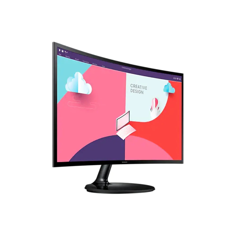 Samsung LS24C360EAMXUE S3 S36C 24″ FHD, 75Hz Curved Monitor - PakByte Computers