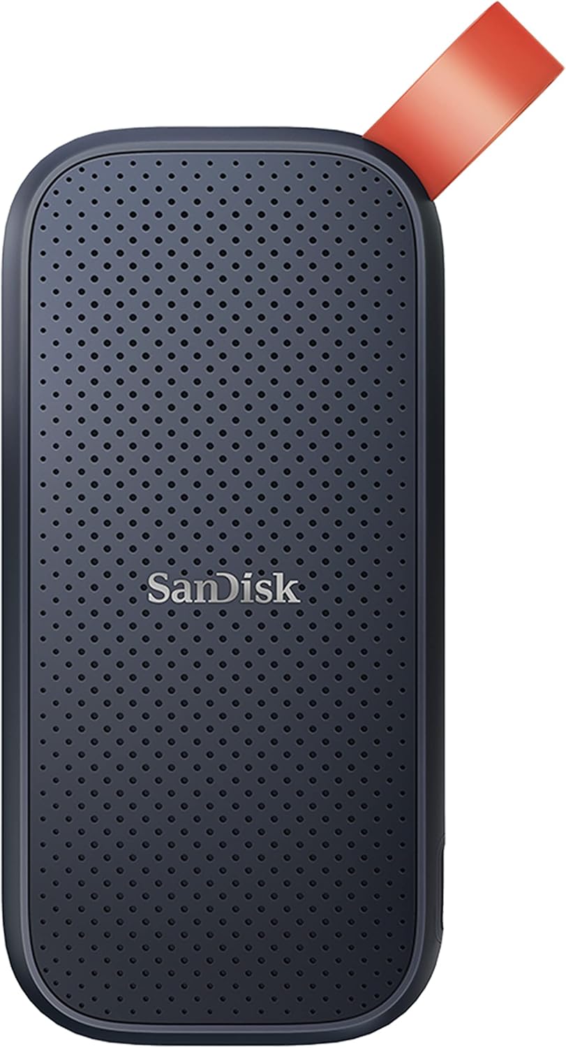 SanDisk 1TB Portable SSD - Up to 800MB/s, USB-C, USB 3.2 Gen 2, Updated Firmware - External Solid State Drive - PakByte