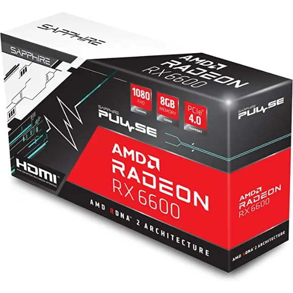 Sapphire Pulse Radeon RX 6600 AMD 8GB Graphics Card - PakByte Computers