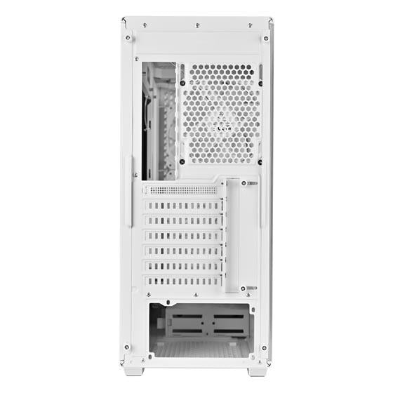 SilverStone FARA SST-515XR-BG ATX Mid-Tower Chassis (White) - PakByte