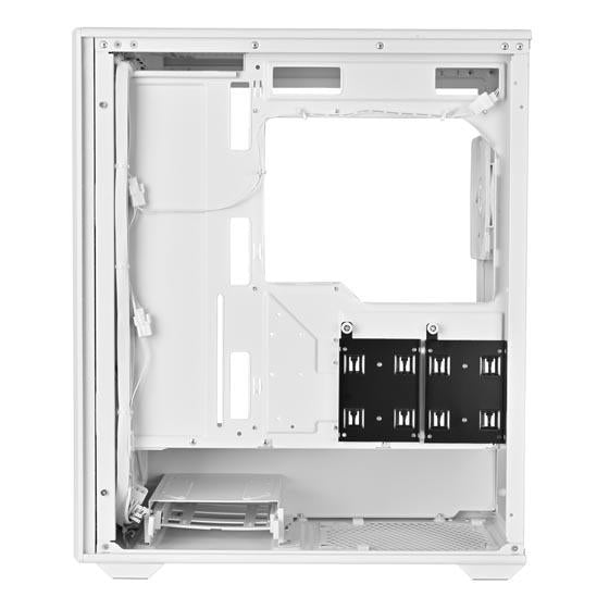 SilverStone FARA SST-515XR-BG ATX Mid-Tower Chassis (White) - PakByte