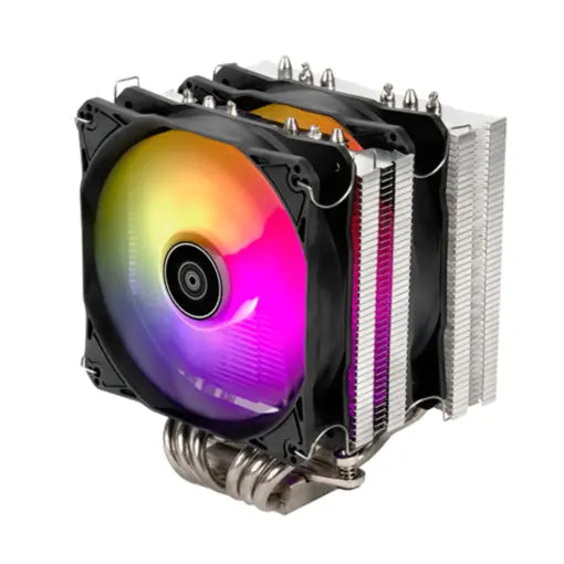 SilverStone SST-HYD120-ARGB-V2 Hydrogon D120 ARGB Dual Tower CPU Cooler With 6 Heat-pipes and Dual 120mm ARGB Fans - PakByte