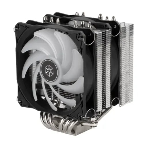 SilverStone SST-HYD120-ARGB-V2 Hydrogon D120 ARGB Dual Tower CPU Cooler With 6 Heat-pipes and Dual 120mm ARGB Fans - PakByte