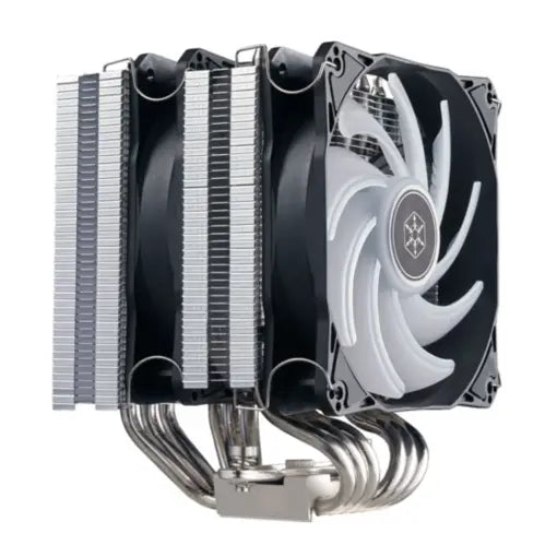 SilverStone SST-HYD120-ARGB-V2 Hydrogon D120 ARGB Dual Tower CPU Cooler With 6 Heat-pipes and Dual 120mm ARGB Fans - PakByte
