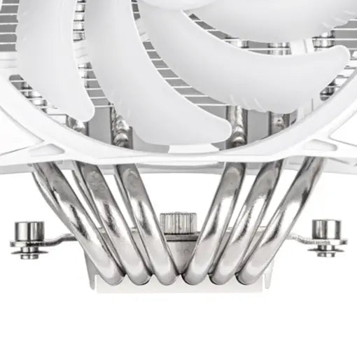 SilverStone SST-HYD120W-ARGB-V2 Hydrogon D120 White ARGB Dual Tower CPU Cooler With 6 Heat-pipes and Dual 120mm ARGB Fans - PakByte