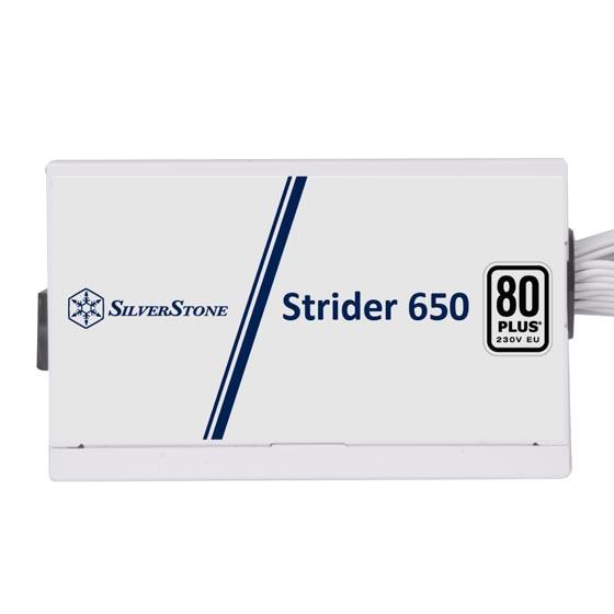 SilverStone Strider 650W 80 Plus Power Supply - White - PakByte Computers