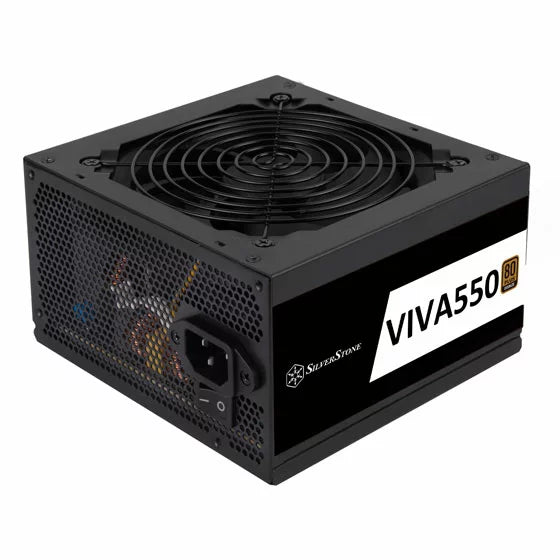 SilverStone VIVA 550 Bronze 80 PLUS Bronze 550W ATX Power Supply - PakByte