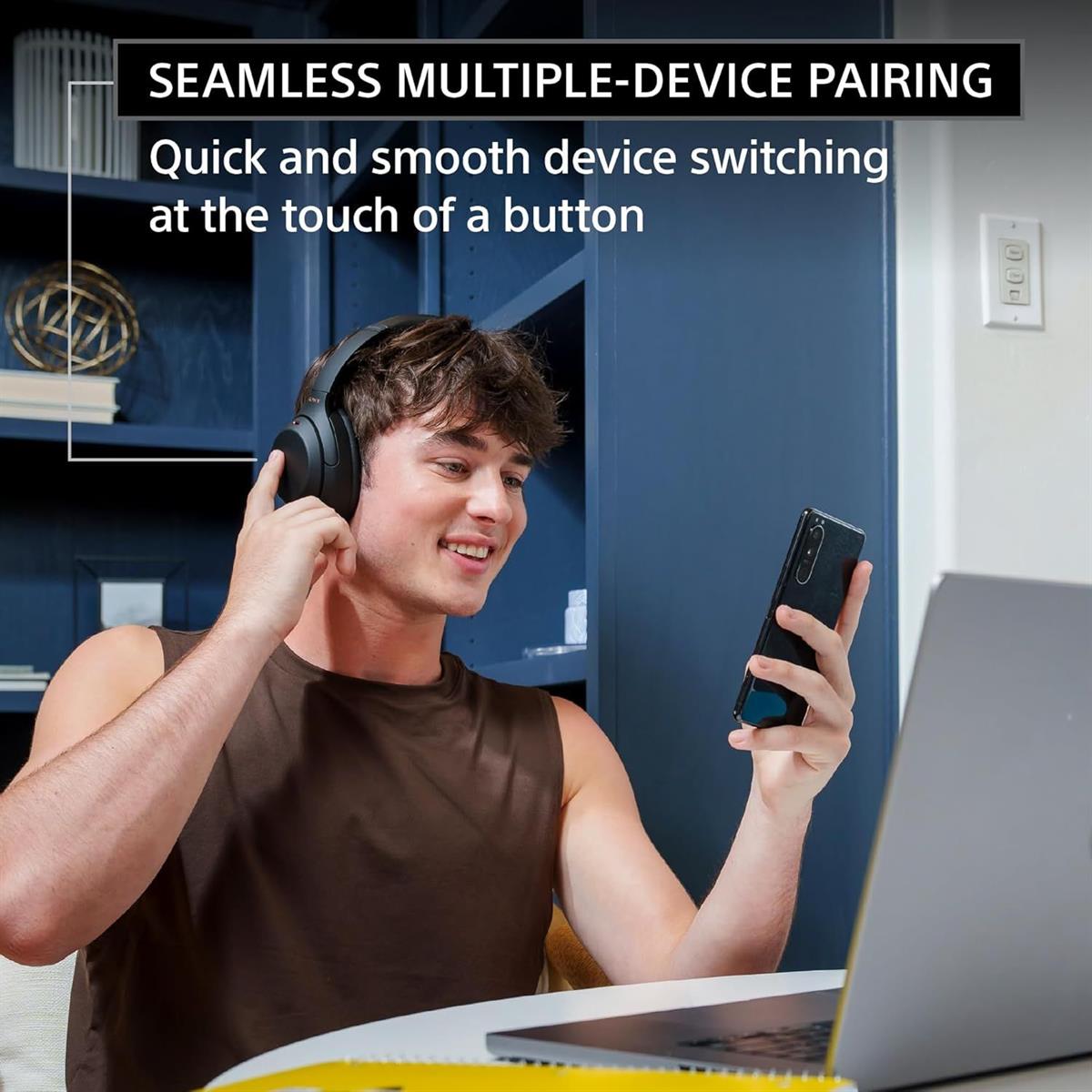 Sony WH-1000XM4 Wireless Headphones - Midnight Blue - PakByte Computers