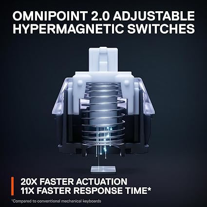 SteelSeries APEX Pro Omnipoint Full Size Gaming Keyboard - PakByte