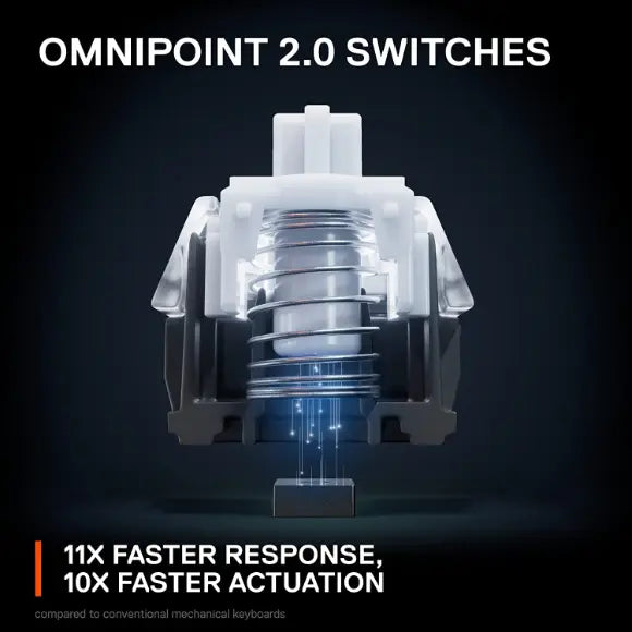 SteelSeries Apex Pro Mini Wireless Mechanical Gaming Keyboard – World’s Fastest Keyboard - PakByte Computers