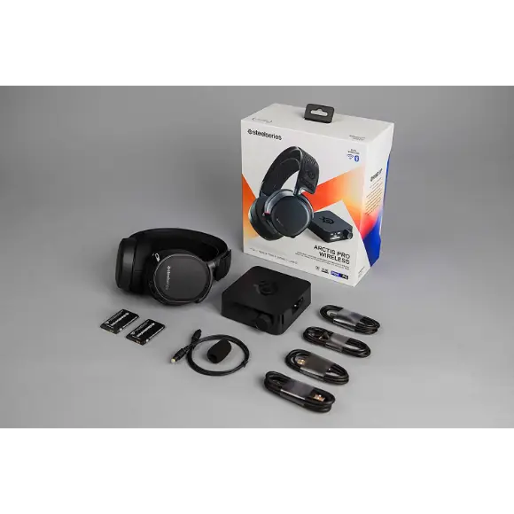 SteelSeries Arctis Pro Wireless Gaming Headset - Lossless High Fidelity Wireless + Bluetooth for PS5/PS4 and PC - Black - PakByte Computers