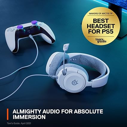 Steelseries Arctis Nova 1P Headphone - White - PakByte