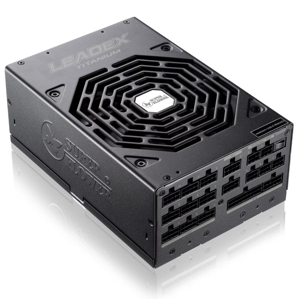 Super Flower Leadex VII Titanium 1600W 80+ Titanium Full Modular Power Supply, ATX 3.1, PCIe 5.0 Cable - PakByte Computers
