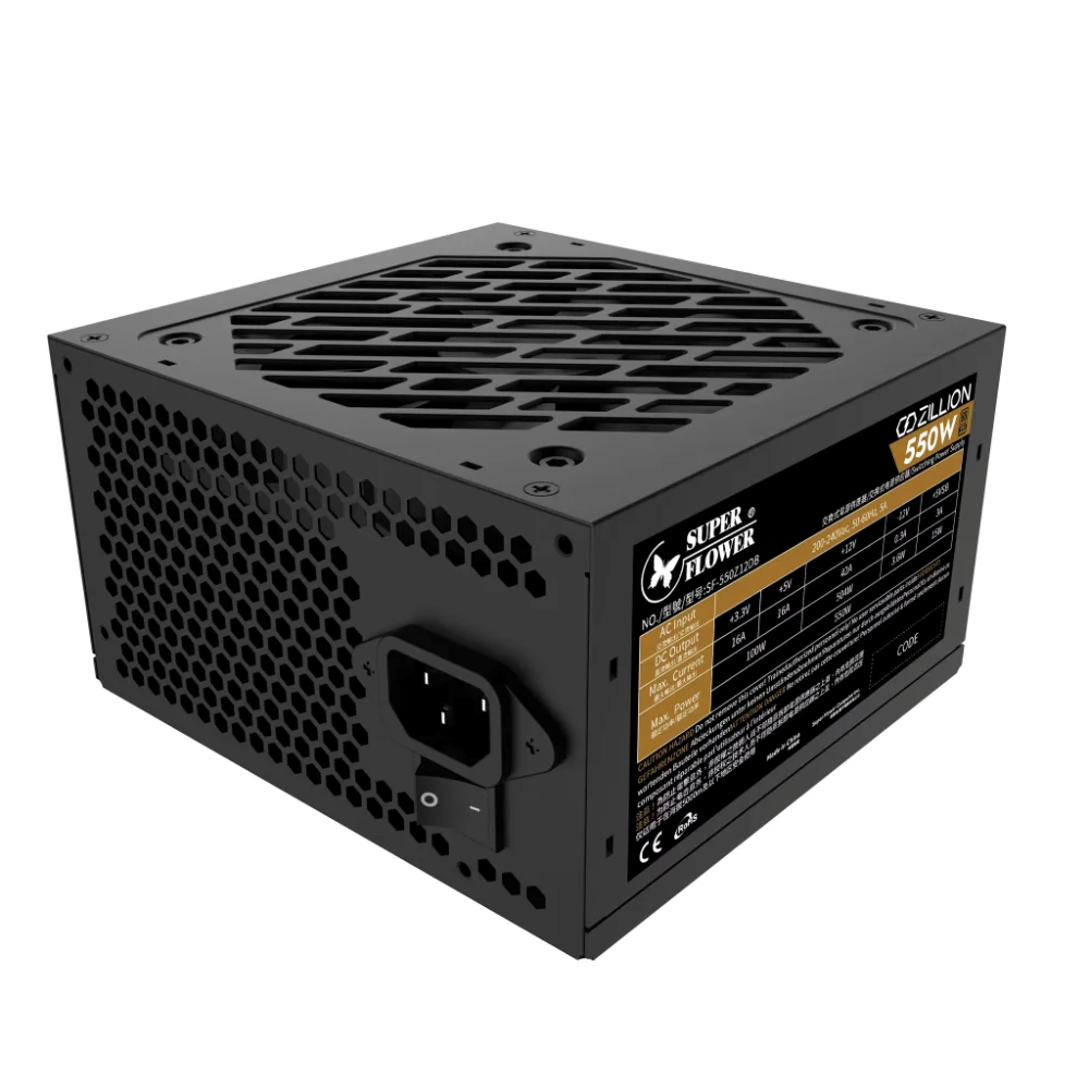 Super Flower Zillion 550W 80 Plus Bronze Power Supply - EasySkins, Inc.