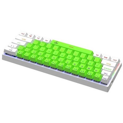 T-DAGGER Arena T-TGK321 Mechanical Gaming Keyboard - Green/White - PakByte Computers