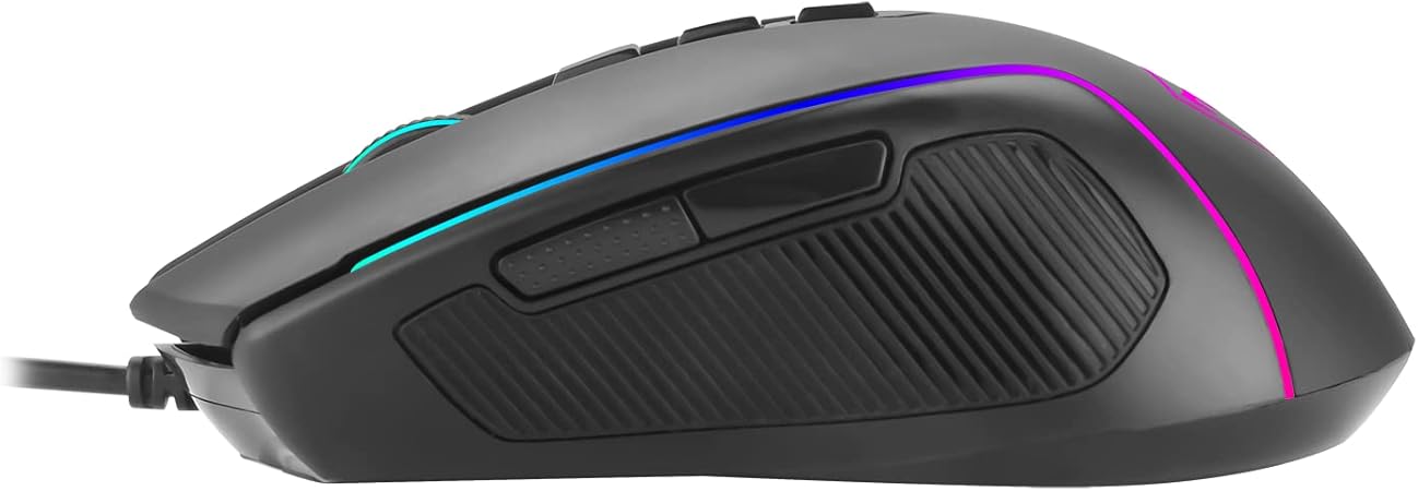 T-DAGGER T-TGM209 Darkangel RGB Mouse - Black - PakByte Computers