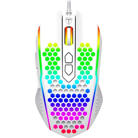 T-Dagger IMPERIAL T-TGM310 Gaming Mouse – White - PakByte Computers