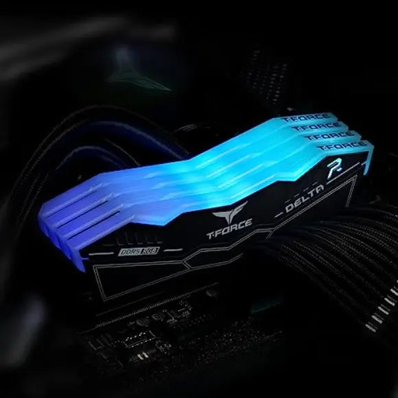 T-Force Delta RGB DDR5 5600 MHZ 32GB (16x2) Desktop Memory - Black - PakByte Computers