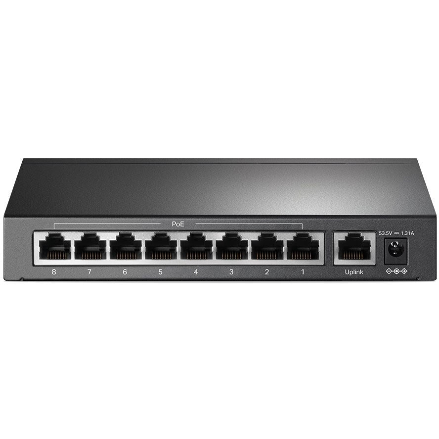 TP-Link TL-SF1009P 9-Port 10/100Mbps Desktop Switch with 8-Port PoE+ - PakByte Computers