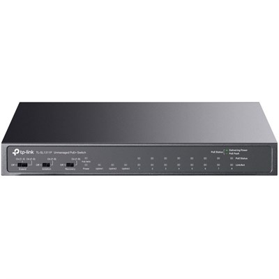 TP-Link TL-SL1311P 8-Port 10/100Mbps + 3-Port Gigabit Desktop Switch with 8-Port PoE+ - PakByte Computers