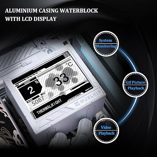 Thermalright Mjolnir Vision X 360 AIO CPU Liquid Cooler - White - PakByte Computers