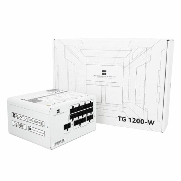 Thermalright TG-1200-W 1200W 80+ Gold Fully Modular Power Supply - White - PakByte
