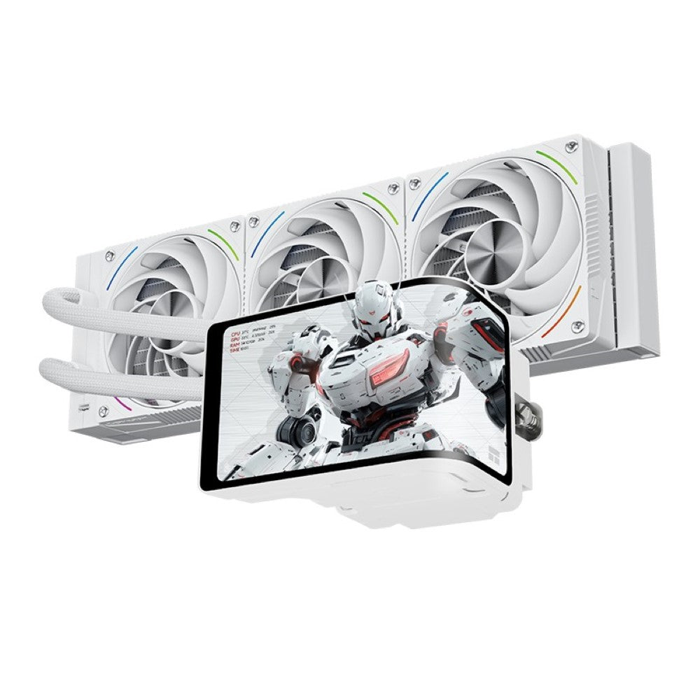 Thermalright Wonder Vision 360 Turbo ARGB LCD Liquid CPU Cooler - White