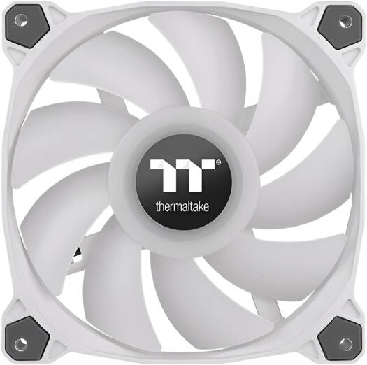 Thermaltake Pure Duo 12 ARGB 120mm Sync Radiator Fan - White - 2 Fan Pack