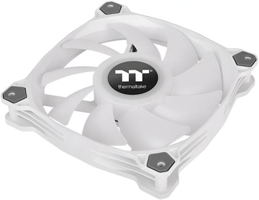 Thermaltake Pure Duo 12 ARGB 120mm Sync Radiator Fan - White - 2 Fan Pack