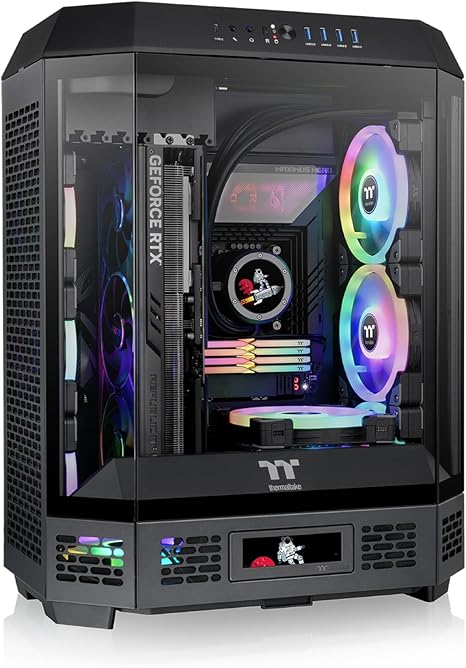 Thermaltake Tower 600 Mid-Tower ATX Case - Black