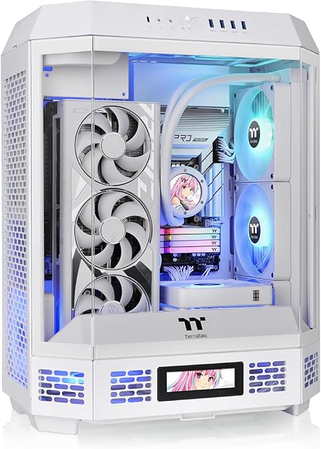 Thermaltake Tower 600 Mid-Tower ATX Case - Snow