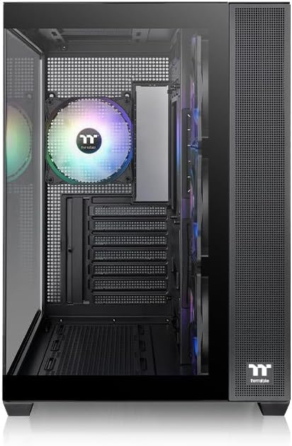 Thermaltake View 380 TG ARGB ARGB Mid Tower ATX Case - Black